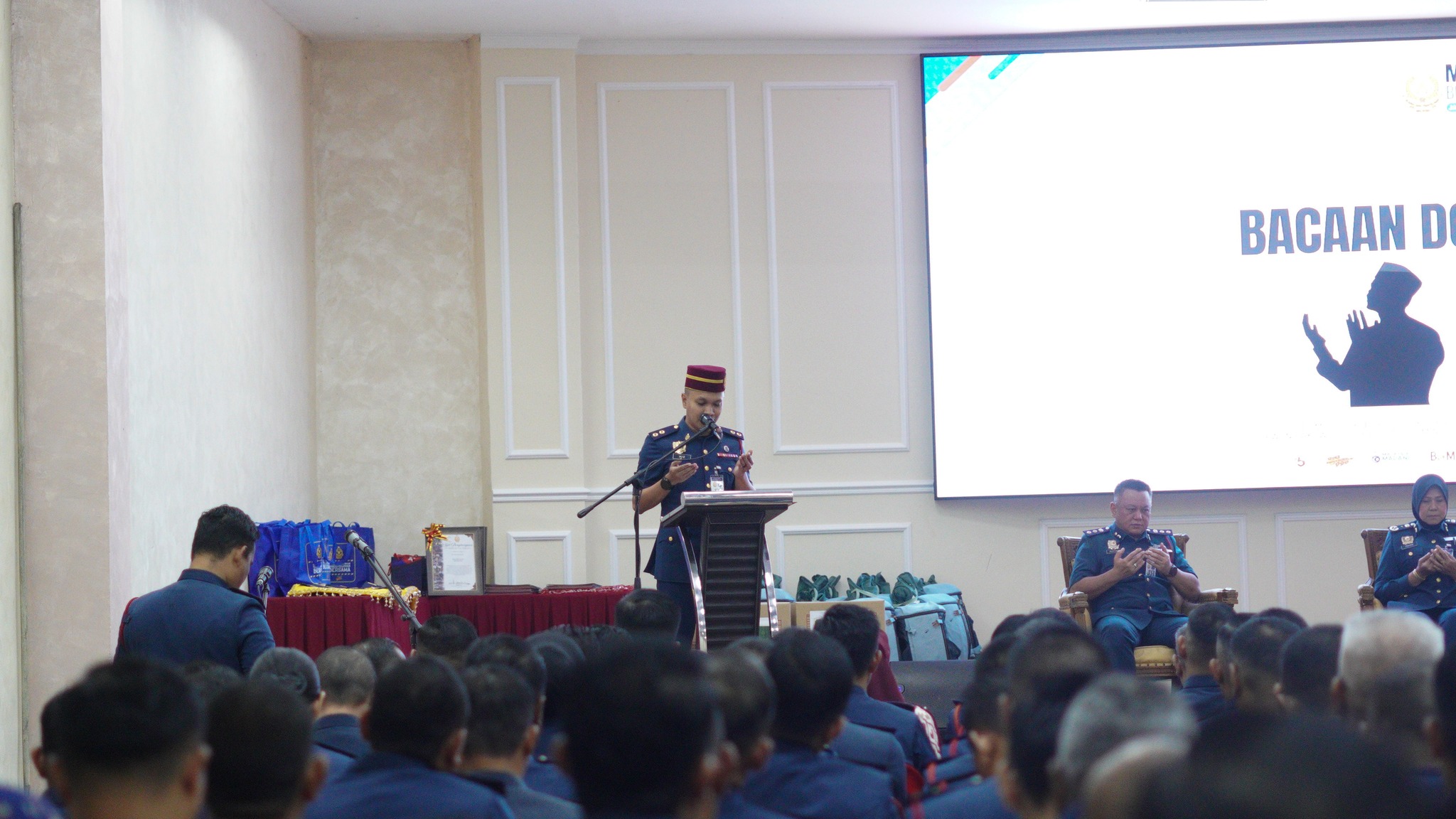 JBPM Johor Perkukuh Kesiapsiagaan Rai Warga Cemerlang dalam Perhimpunan Bulanan 1