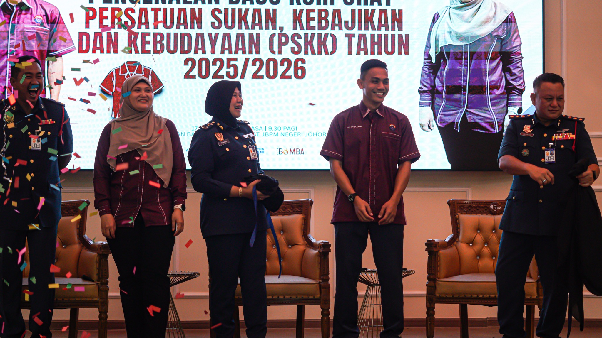 JBPM Johor Perkukuh Kesiapsiagaan Rai Warga Cemerlang dalam Perhimpunan Bulanan 3