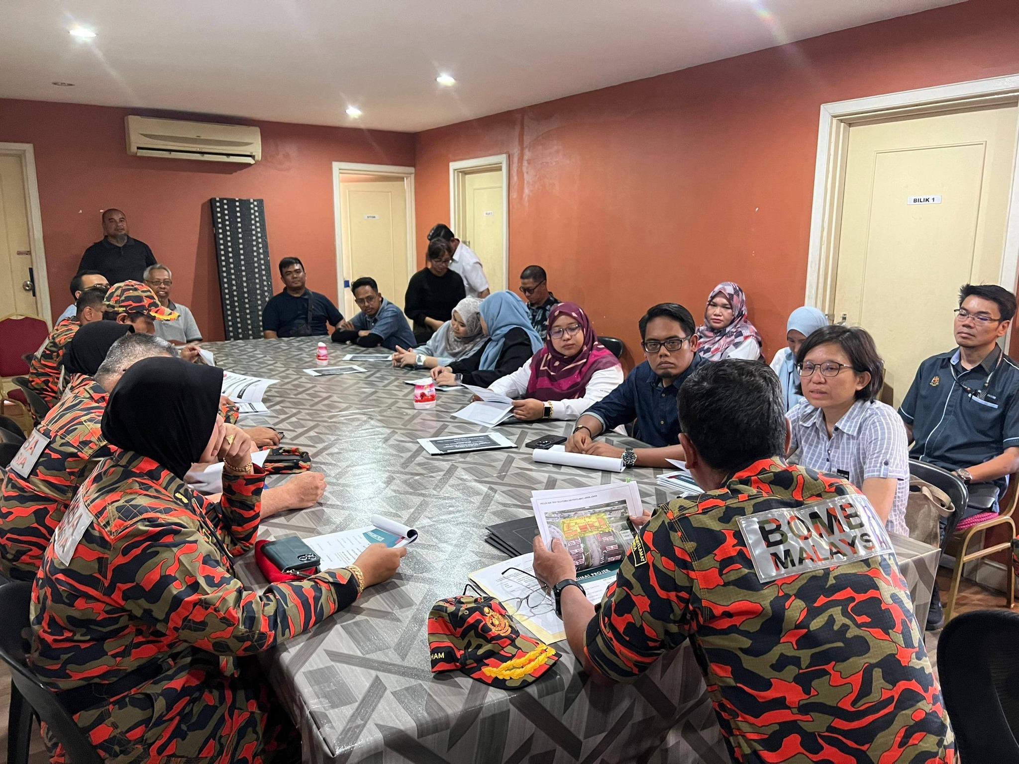 KETUA PENGARAH JBPM TINJAU PROJEK NAIK TARAF BBP LARKIN DAN BBP KLUANG 1