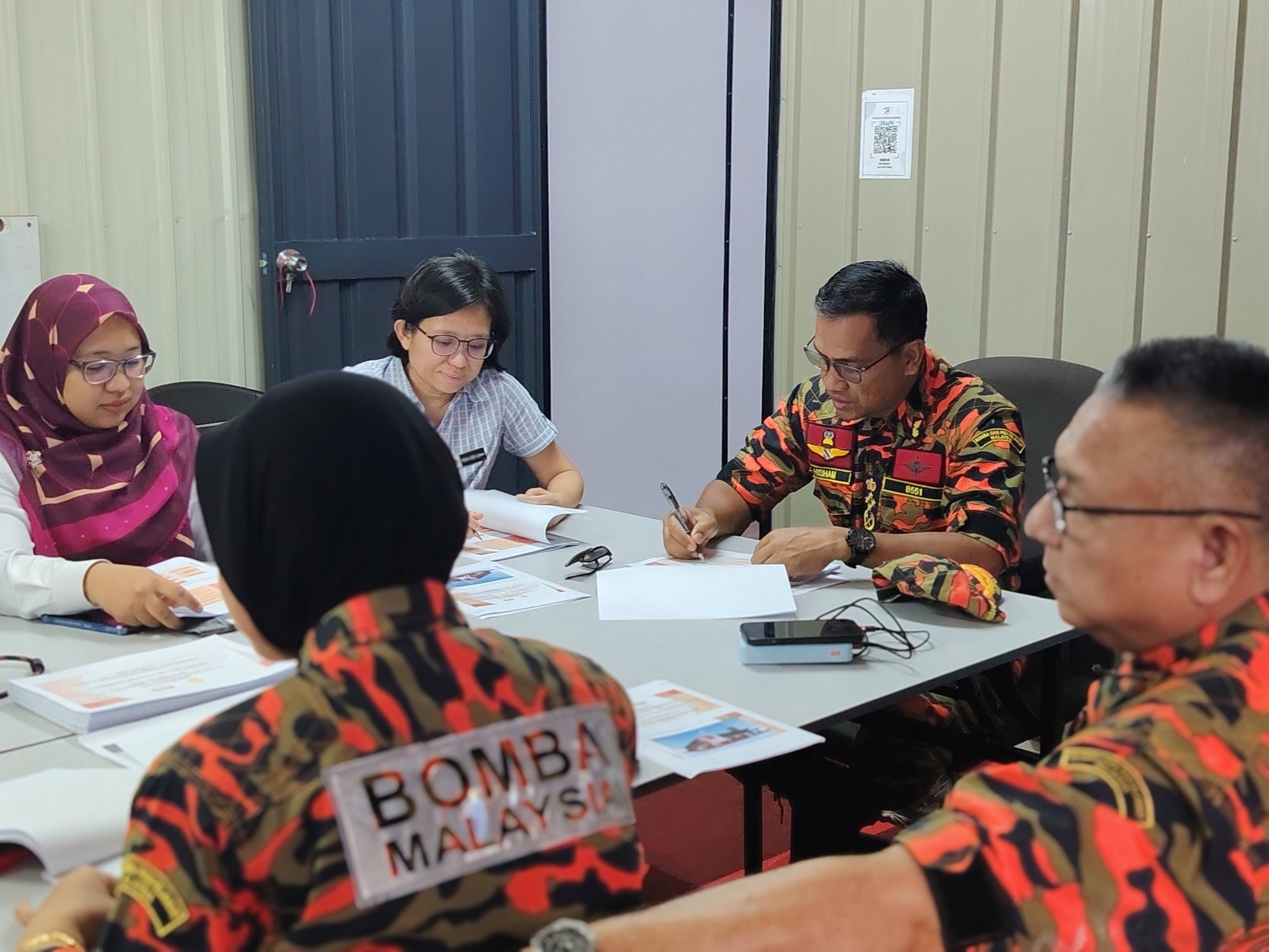 KETUA PENGARAH JBPM TINJAU PROJEK NAIK TARAF BBP LARKIN DAN BBP KLUANG 3