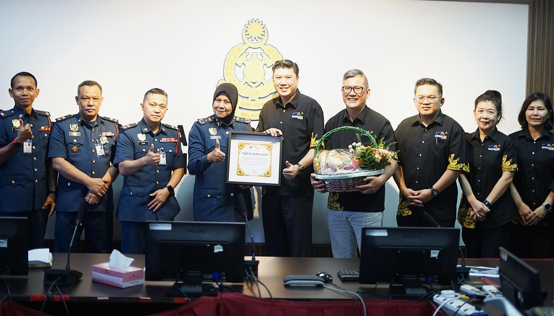KUNJUNGAN HORMAT PERKUKUH KERJASAMA KESELAMATAN KEBAKARAN SEKTOR PERHOTELAN JOHOR 3