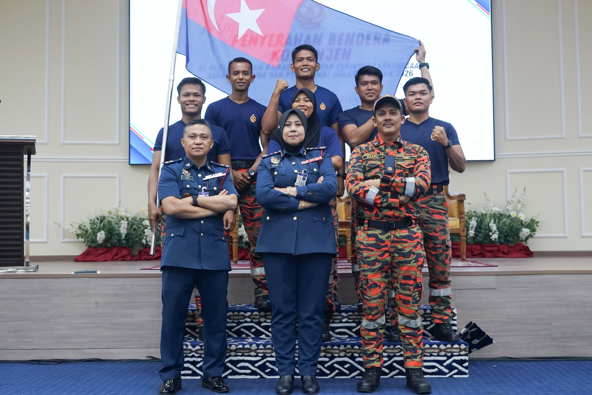 MAJLIS PENYERAHAN BENDERA KONTINJEN PERTANDINGAN KAWAD KECEKAPAN JABATAN BOMBA DAN PENYELAMAT MALAYSIA. 3