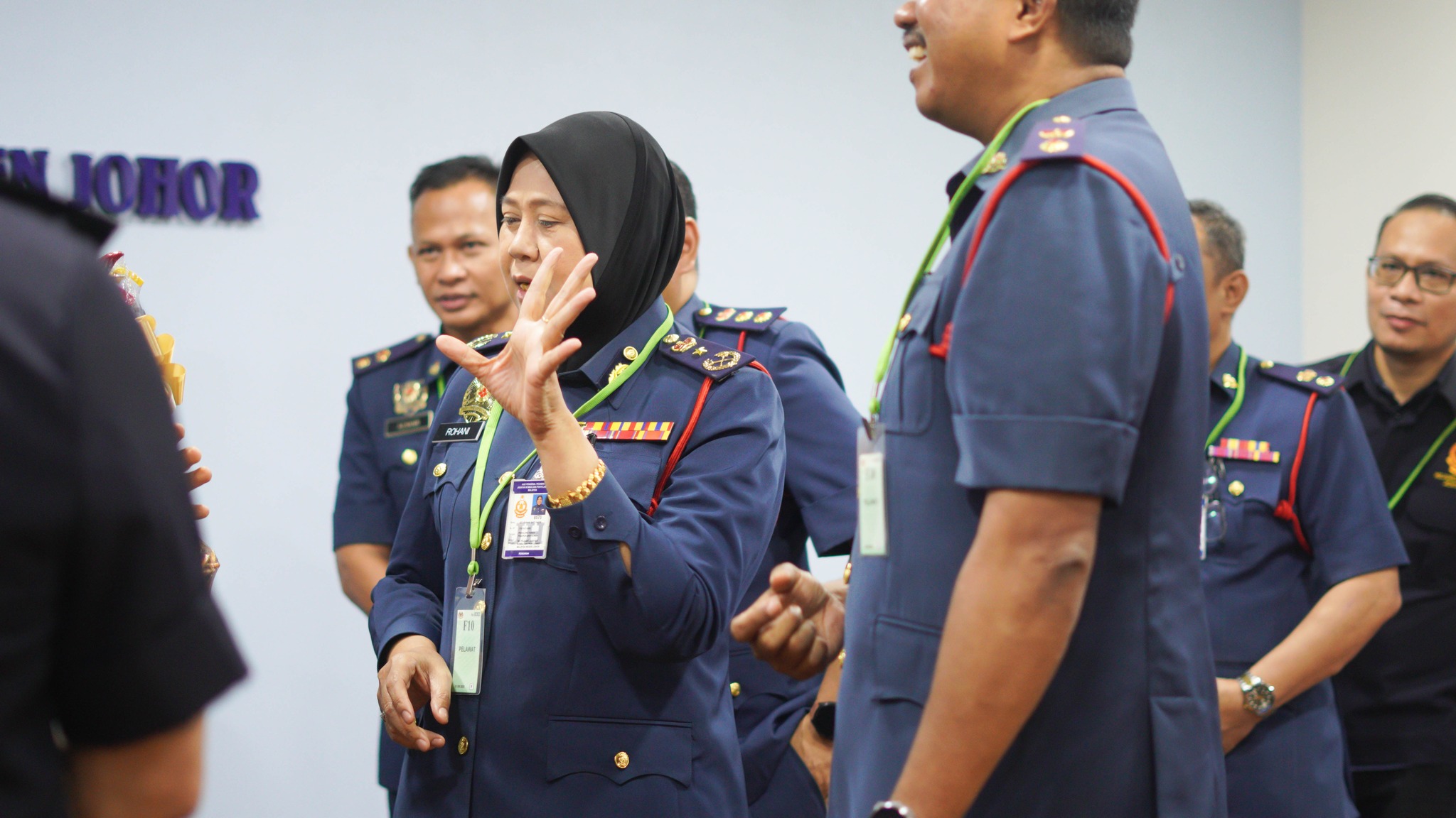 PENGARAH JBPM JOHOR ADAKAN KUNJUNGAN HORMAT KE JABATAN PENERANGAN NEGERI JOHOR 1