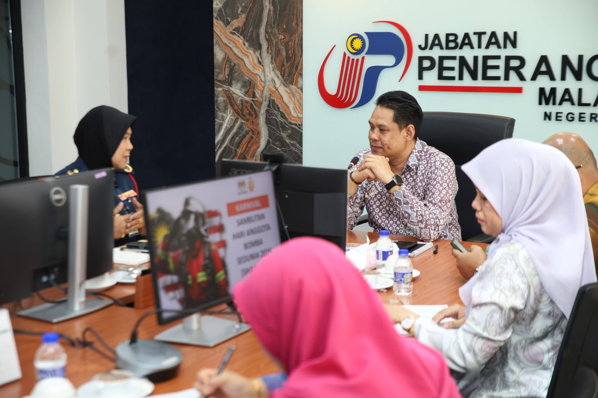 PENGARAH JBPM JOHOR ADAKAN KUNJUNGAN HORMAT KE JABATAN PENERANGAN NEGERI JOHOR 6