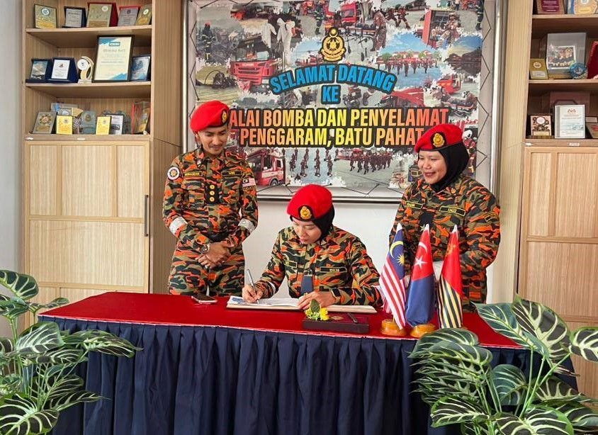 PROGRAM MUNJUNG AIDILFITRI JBPM JOHOR 2026 SANTUNI WARGA BBP PENGGARAM 1