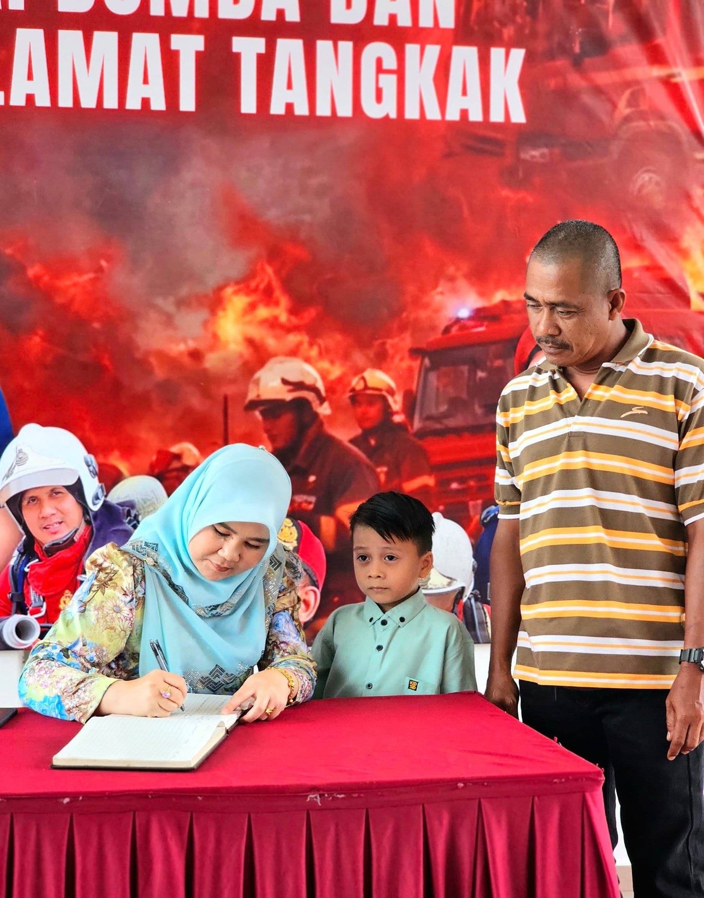 PROGRAM MUNJUNG AIDILFITRI JBPM JOHOR 2026 SANTUNI WARGA BBP TANGKAK 1
