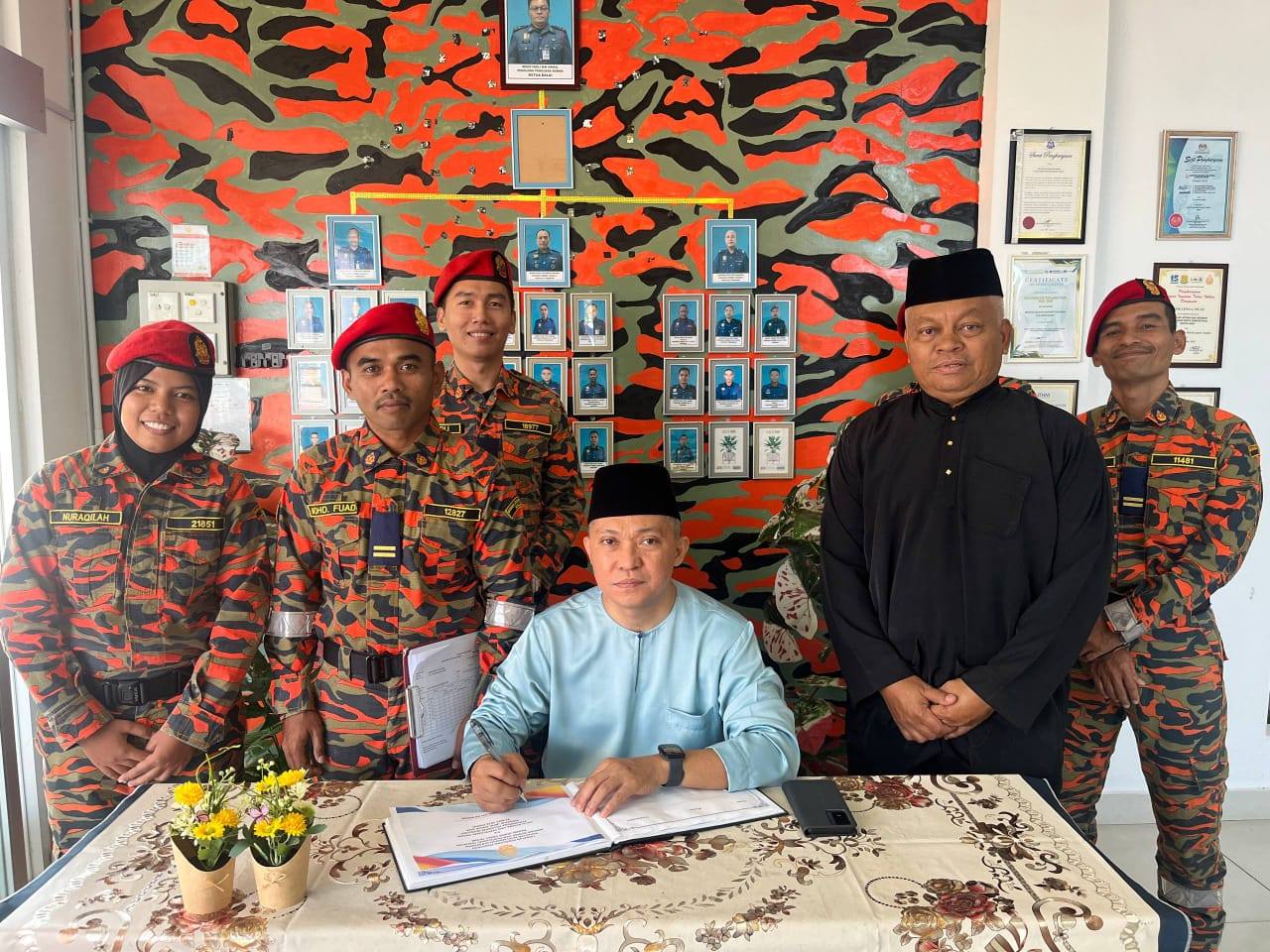 PROGRAM MUNJUNG AIDILFITRI PENGURUSAN TERTINGGI JBPM JOHOR 2026 SANTUNI WARGA BBP PAGOH 1