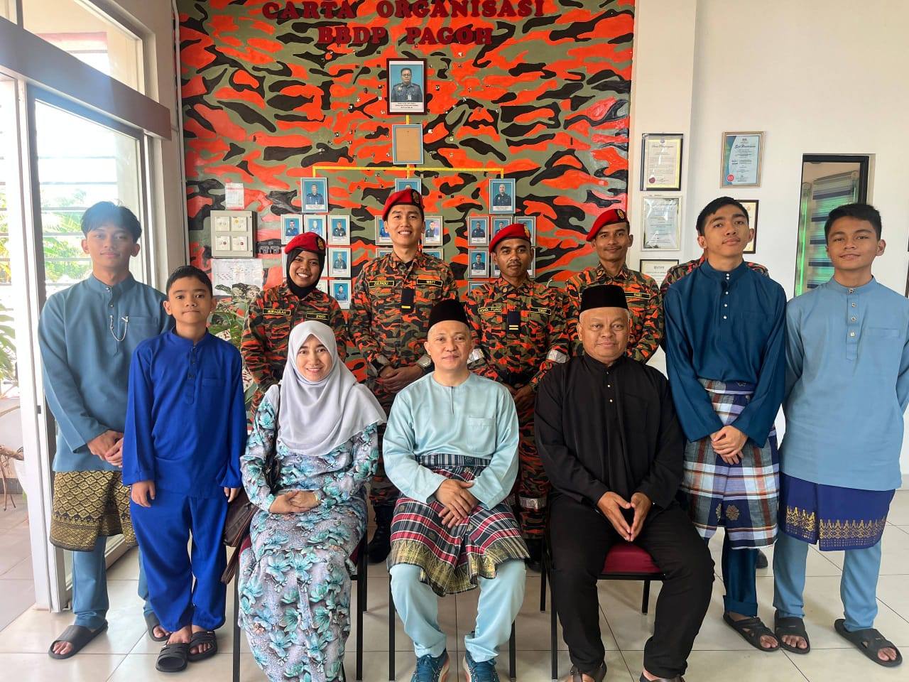 PROGRAM MUNJUNG AIDILFITRI PENGURUSAN TERTINGGI JBPM JOHOR 2026 SANTUNI WARGA BBP PAGOH 3