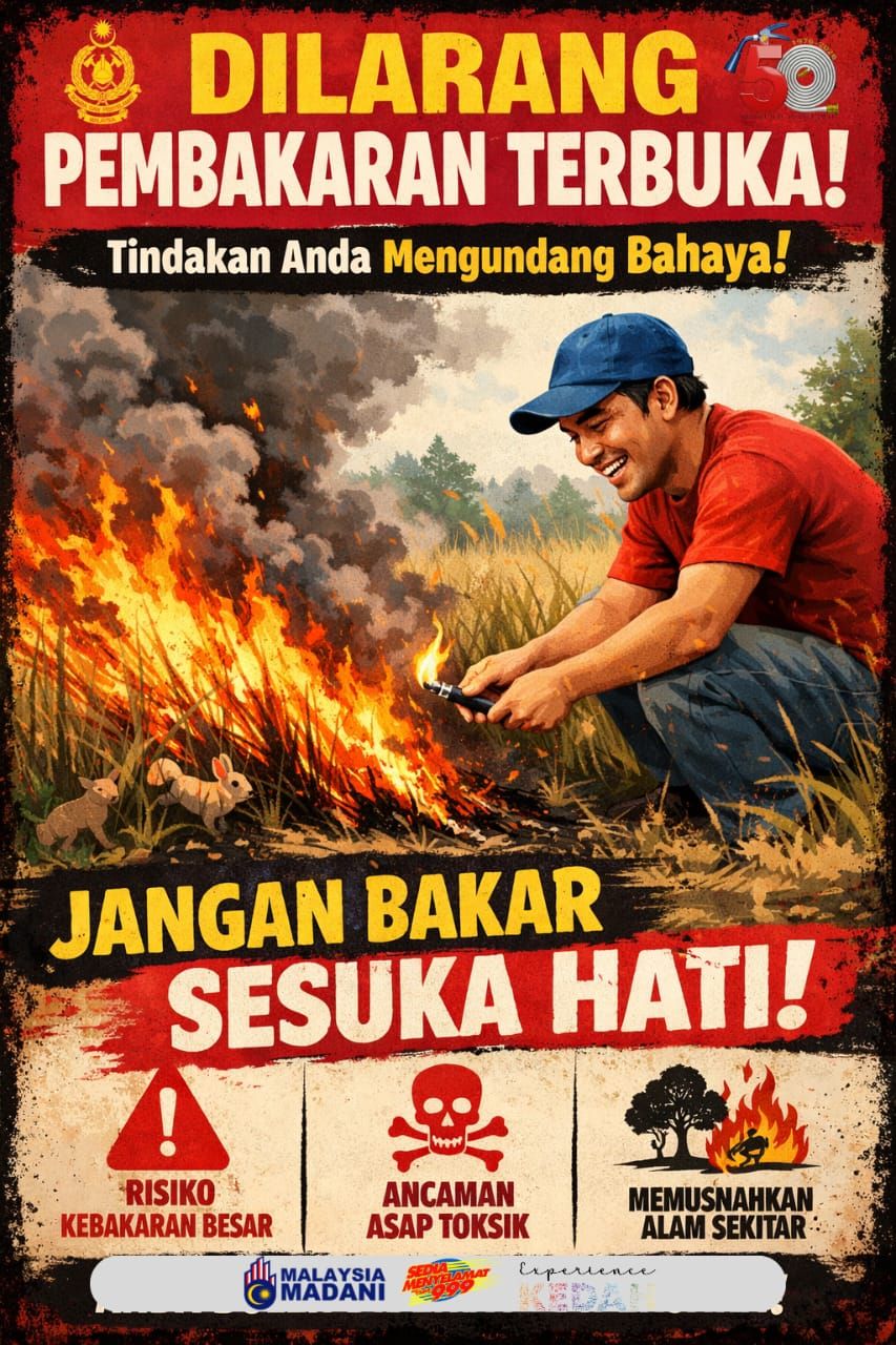 HENTIKAN PEMBAKARAN TERBUKA