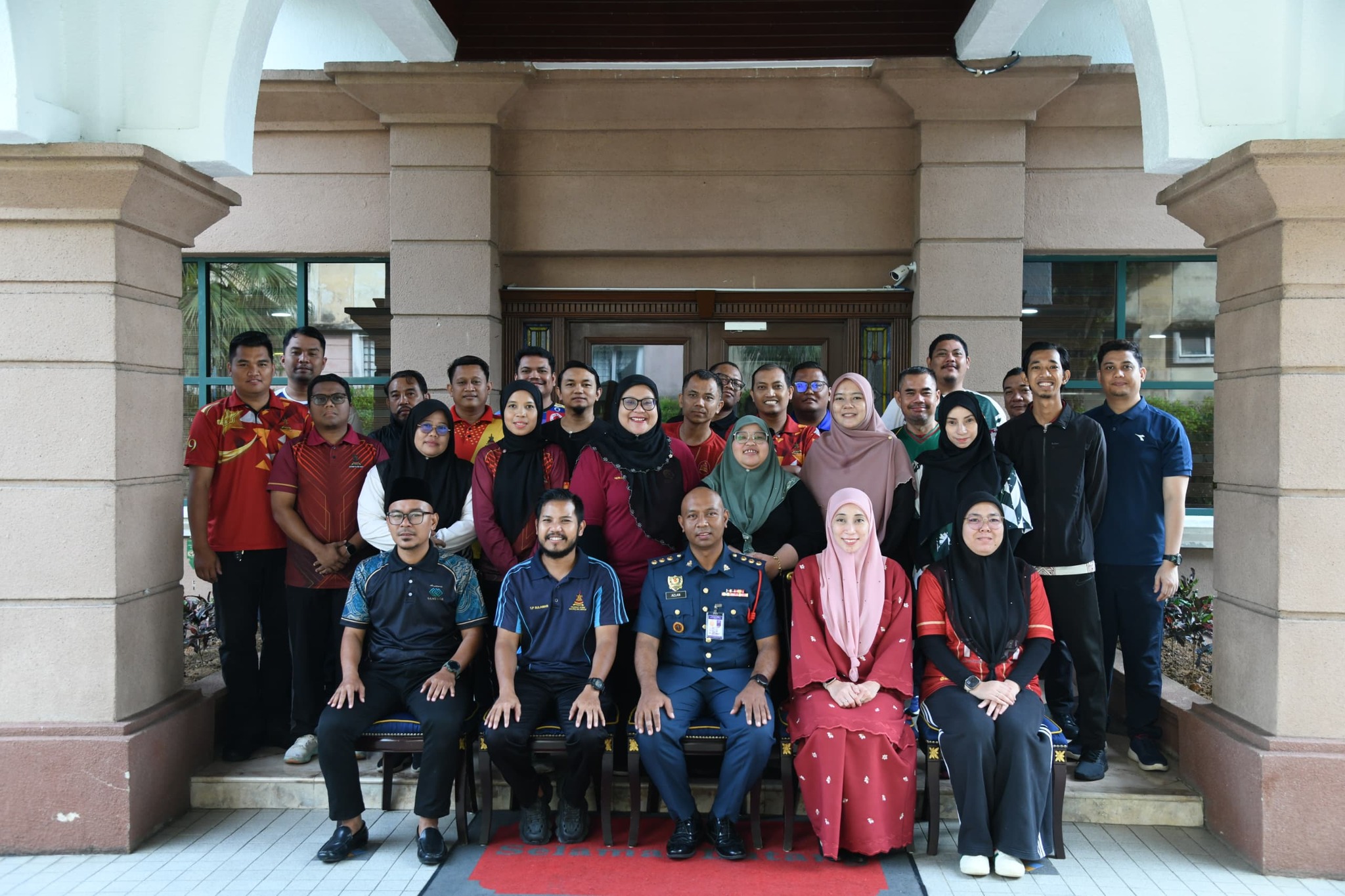 ERT AND EVACUATION EXERCISE OF THE OFFICE BUILDING OF HIS MAJESTY THE SULTAN OF SELANGOR AT ISTANA ALAM SHAH KLANG