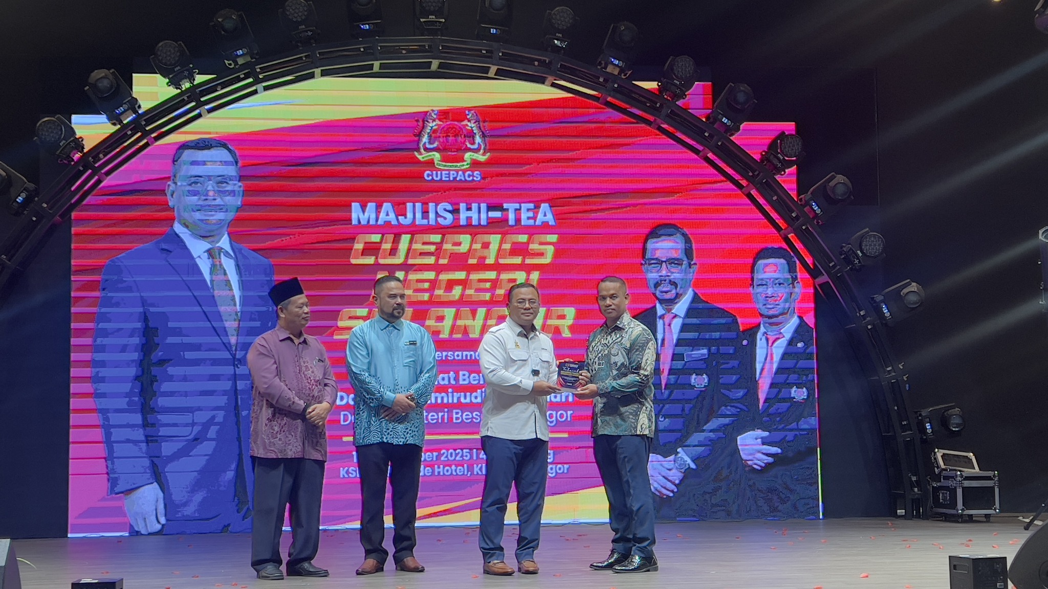 PERSIDANGAN PERWAKILAN CUEPACS NEGERI TRITAHUNAN BAGI SESI 2025 2028 DAN MAJLIS HI TEA CUEPACS NEGERI SELANGOR