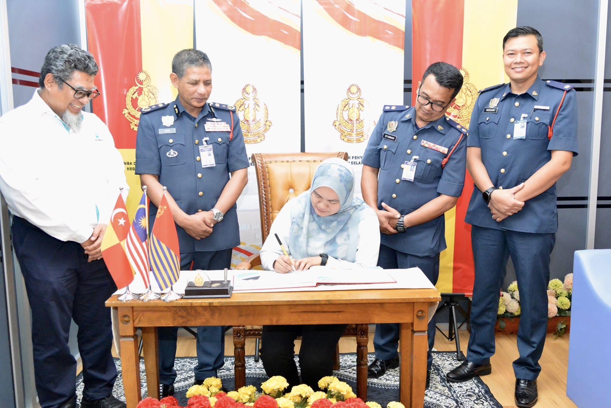 kunjungan hormat bahagian penyaluran gas 1