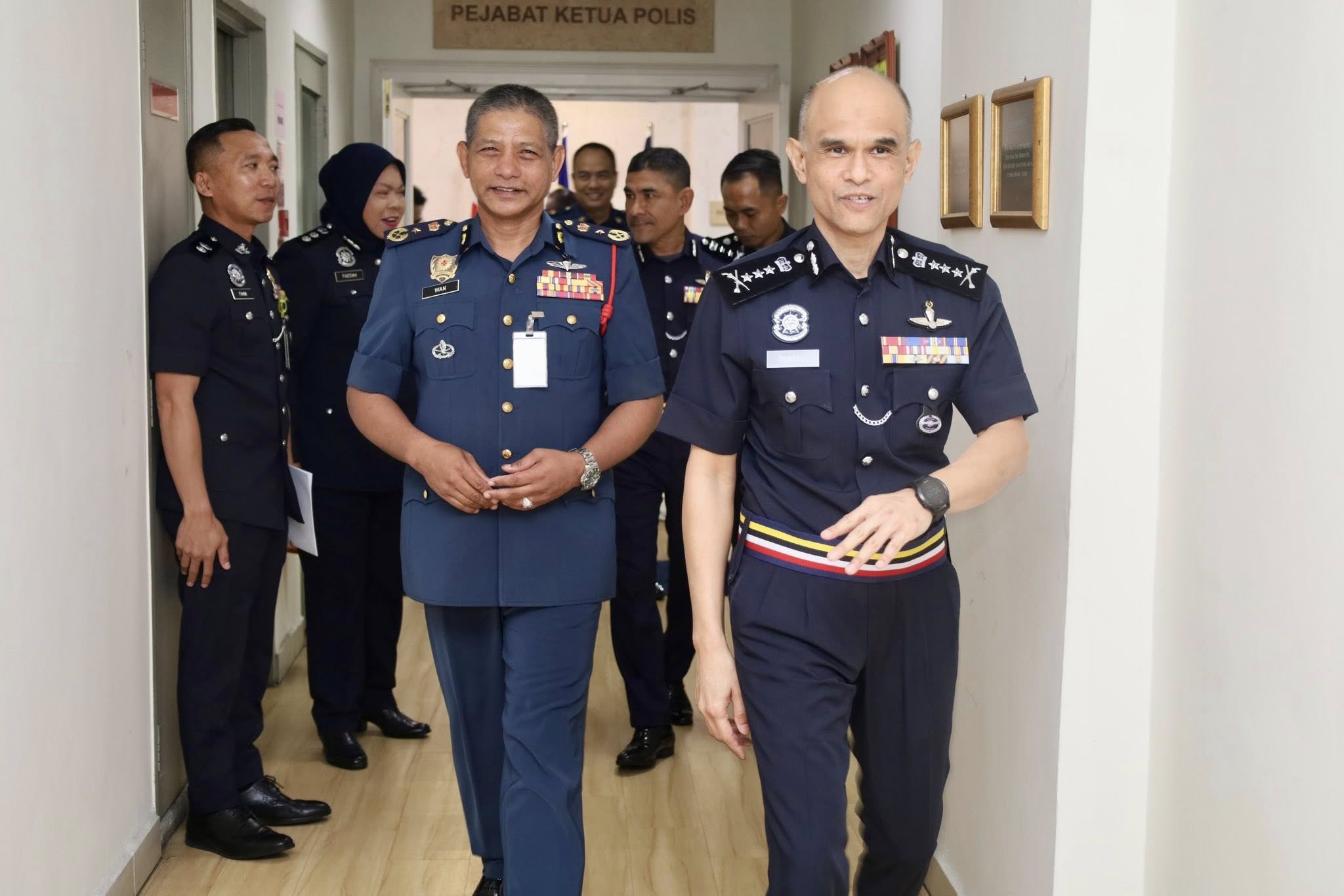 pengarah bomba selangor kunjung ketua polis 2