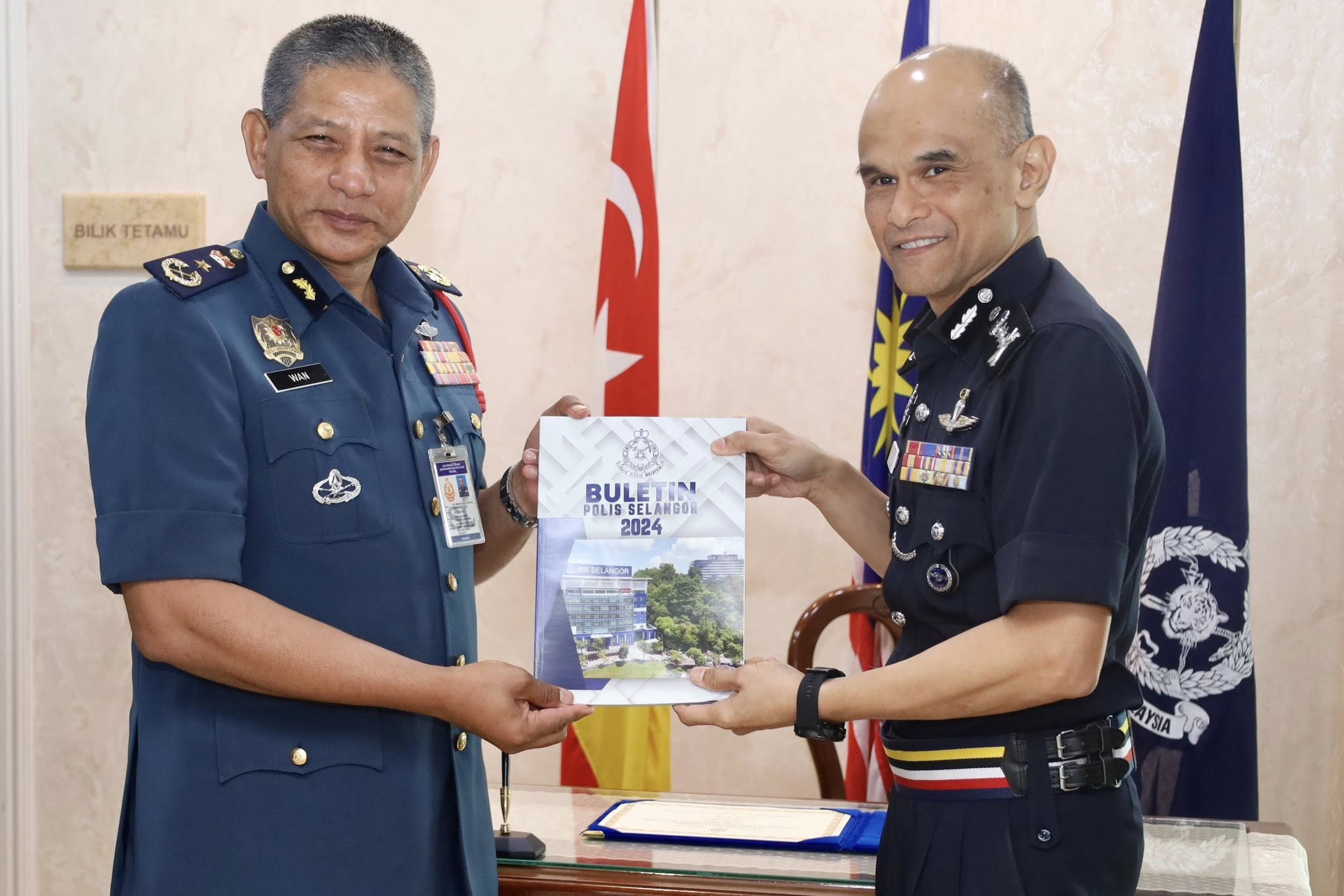 pengarah bomba selangor kunjung ketua polis 4