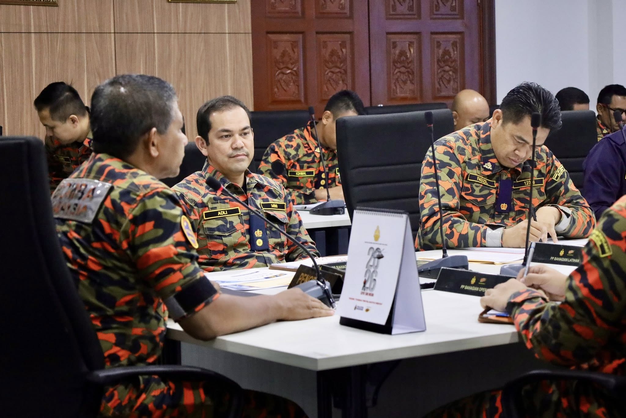 mesyuarat pengurusan jabatan bomba 2