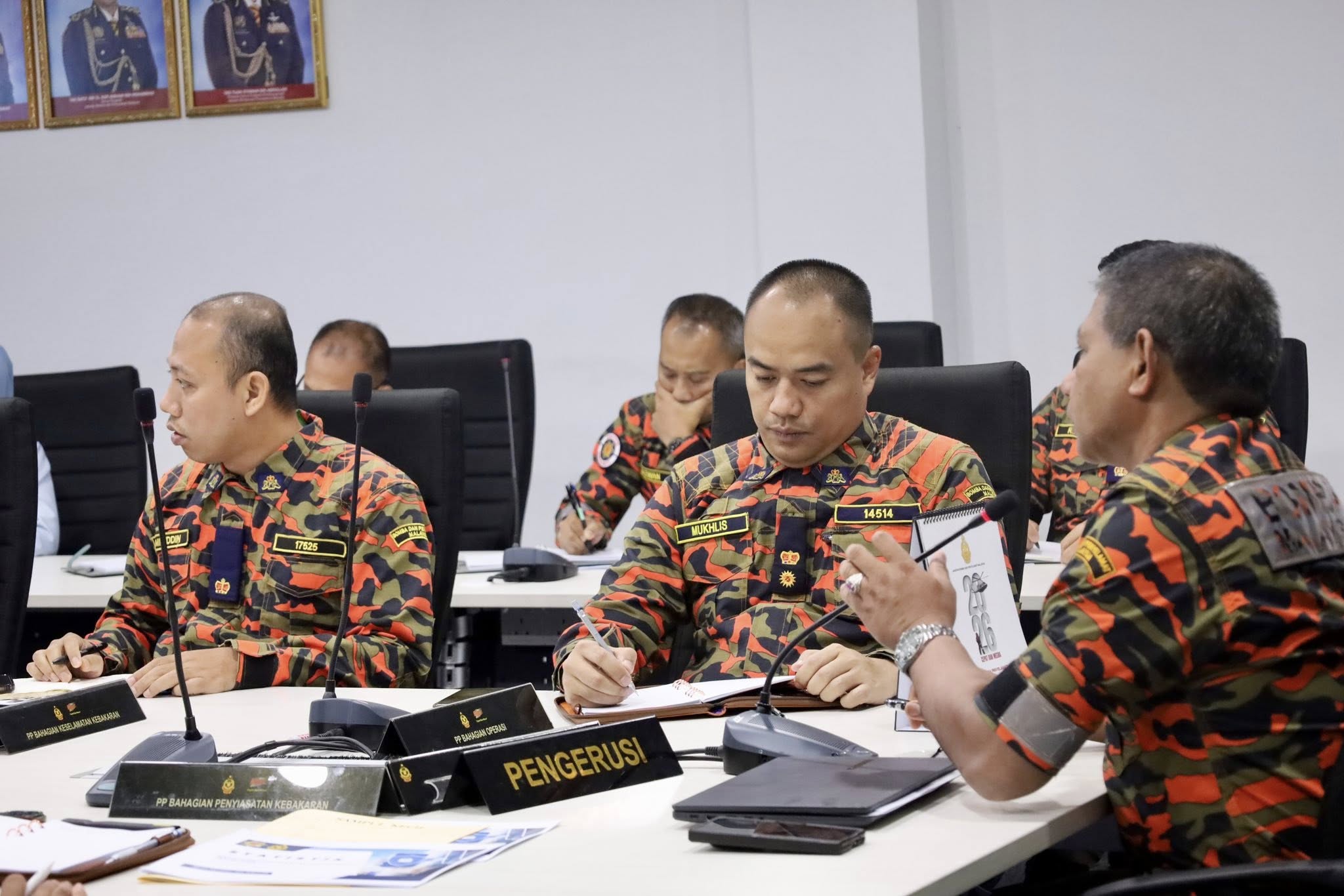 mesyuarat pengurusan jabatan bomba 3